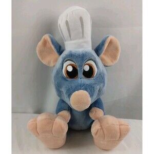 Disney Parks Chef Remy Ratatouille Big Feet Plush Stuffed Animal 14" Tall